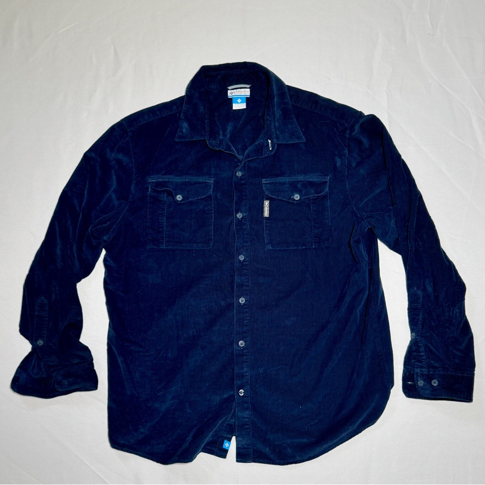 Columbia Dark Blue Corduroy Shirt